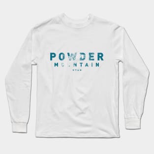 Powder Mountain Ski Resort Utah by © Buck Tee Originals Long Sleeve T-Shirt